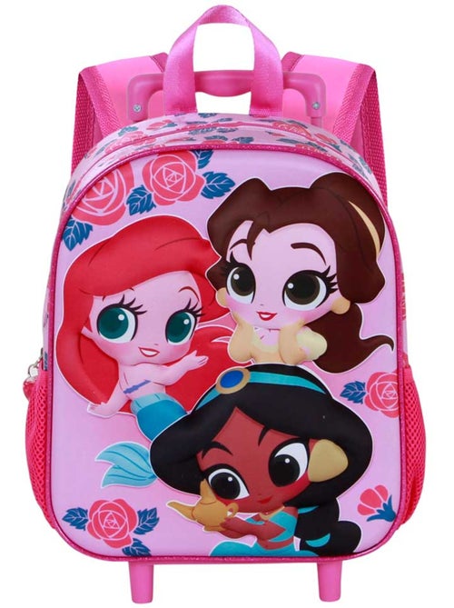 Disney Principesse Flowers Zainetto 3D con Ruote Piccolo, Rosa - Kiabi Disney Principesse Flowers Zainetto 3D con Ruote Piccolo, Rosa - Kiabi