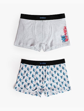 DISNEY Stitch Anime Boxer da uomo (confezione da 2)