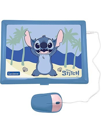 Disney Stitch computer portatile educativo bilingue con 164 attività (EN/IT)