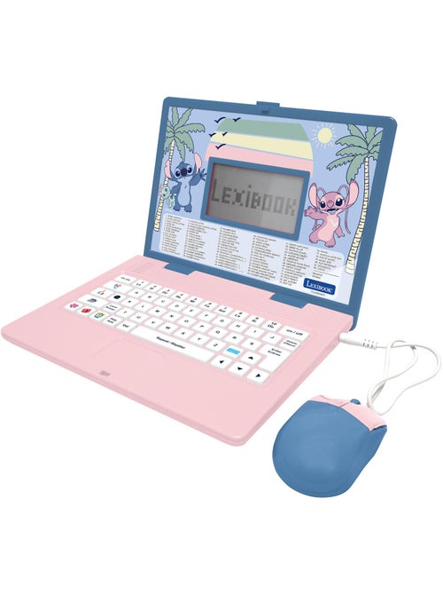 Disney stitch computer portatile educativo bilingue con 164 attività (en/it) - Kiabi