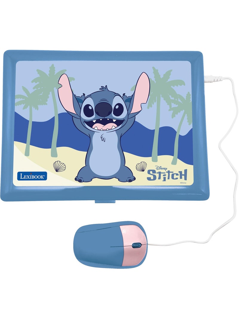 Disney Stitch computer portatile educativo bilingue con 164 attività (EN/IT) Blu - Kiabi