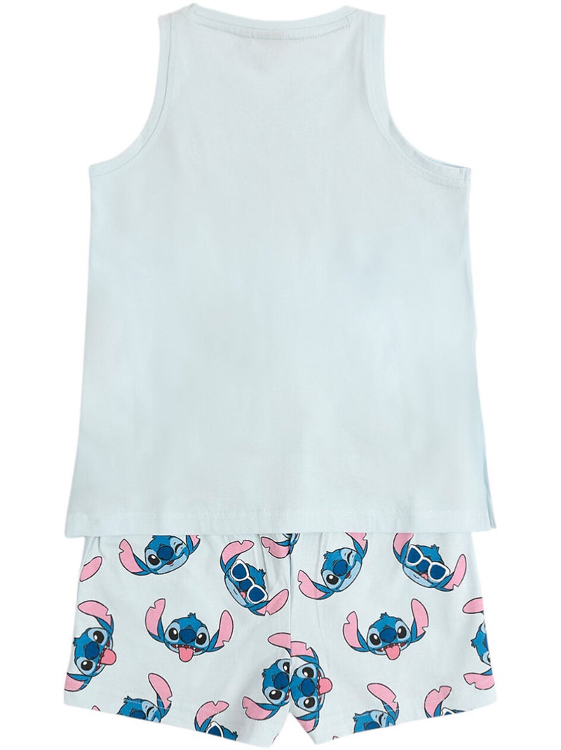 DISNEY Stitches Pigiama senza maniche per bambine Blu - Kiabi