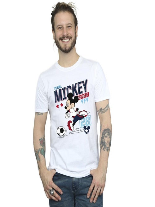 Disney Team Football Maglietta Topolino Squadra di Calcio Uomo - Kiabi