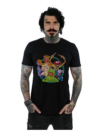 Disney The Muppets Maglietta Cerchio di Gruppo Uomo