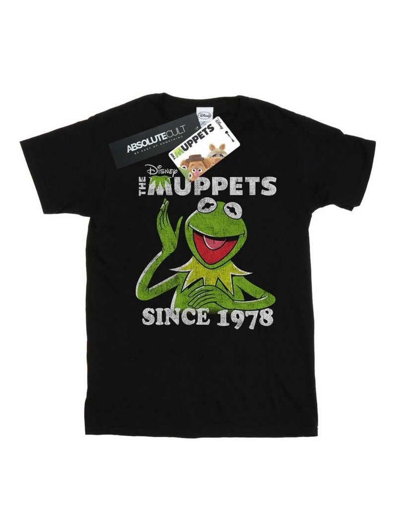 Disney The Muppets Since 1978 Maglietta Kermit Uomo Nero - Kiabi