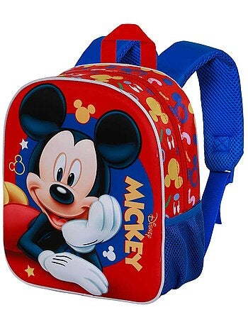 Disney Topolino Buddy Zainetto 3D Elite, Rosso