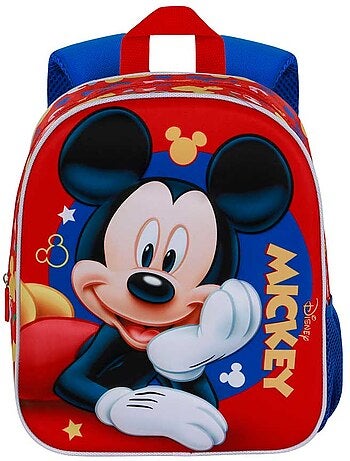 Disney Topolino Buddy Zainetto 3D Elite, Rosso