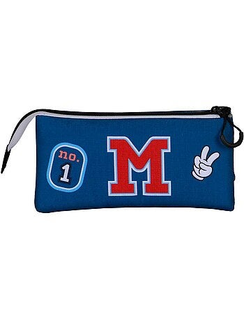Disney Topolino Class Astuccio Triplo, Blu