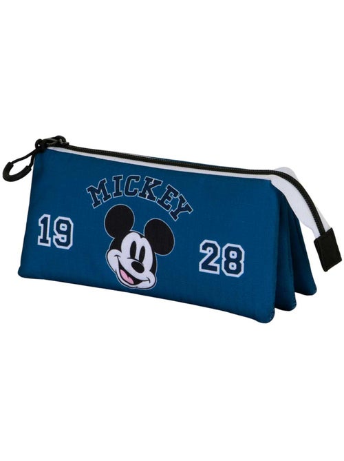 Disney Topolino Class Astuccio Triplo, Blu - Kiabi Disney Topolino Class Astuccio Triplo, Blu - Kiabi
