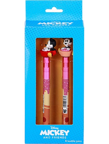 Disney Topolino e Minni Mix Confezione di 2 Penne Gel Cancellabili, Multicolore