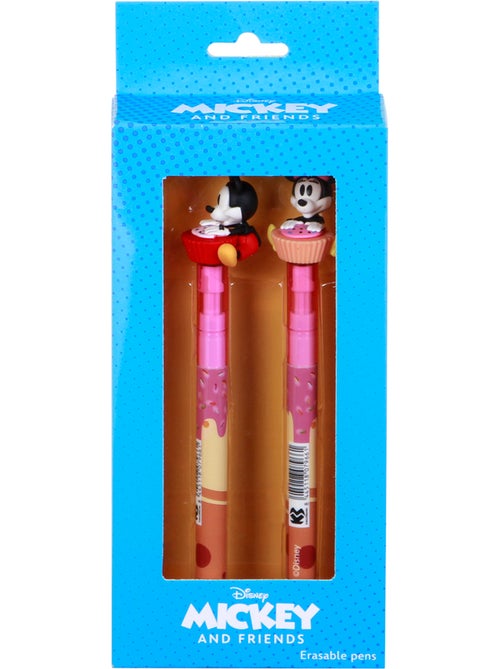 Disney Topolino e Minni Mix Confezione di 2 Penne Gel Cancellabili, Multicolore - Kiabi