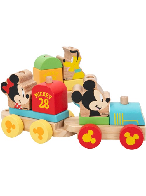 Disney Topolino e Minnie Trenino in legno WOOMAX - Kiabi Disney Topolino e Minnie Trenino in legno WOOMAX - Kiabi