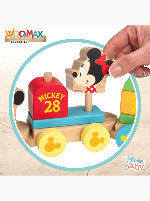 Disney Topolino e Minnie Trenino in legno WOOMAX - Kiabi Disney Topolino e Minnie Trenino in legno WOOMAX - Kiabi