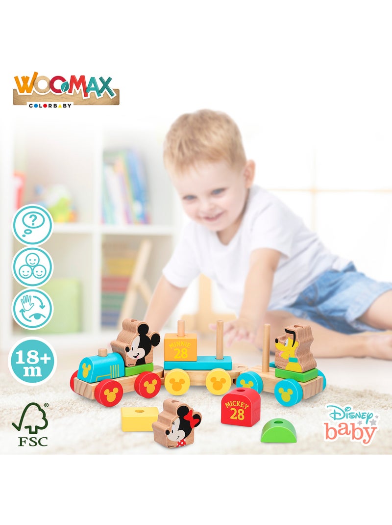 Disney Topolino e Minnie Trenino in legno WOOMAX N/D - Kiabi