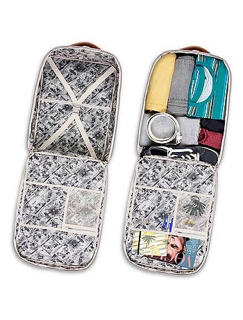 Disney Topolino Face Zaino Grande da Viaggio Mercury 47x23x33cm, Multicolore