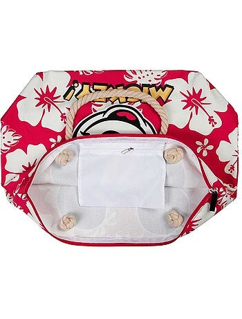 Disney Topolino Hawaii Borsa da Spiaggia Soleil, Rosso