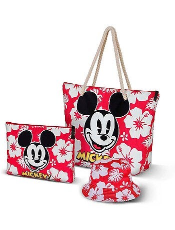 Disney Topolino Hawaii Borsa da Spiaggia Soleil, Rosso