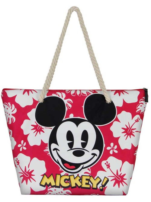 Disney Topolino Hawaii Borsa da Spiaggia Soleil, Rosso - Kiabi