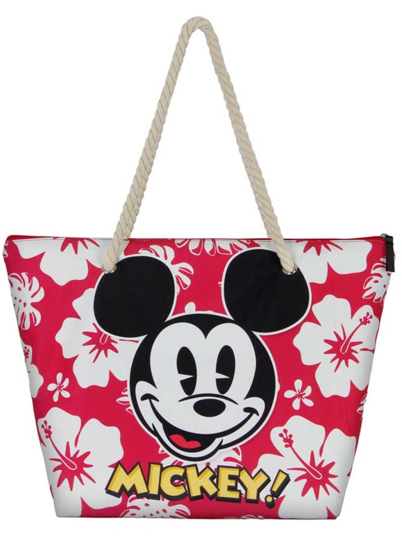 Disney Topolino Hawaii Borsa da Spiaggia Soleil, Rosso Rosso - Kiabi