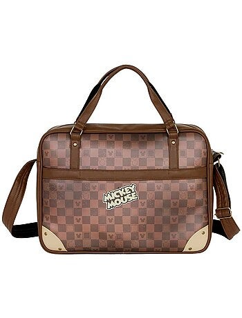 Disney Topolino Journey Borsa a Tracolla Computer Laptop, Marrone