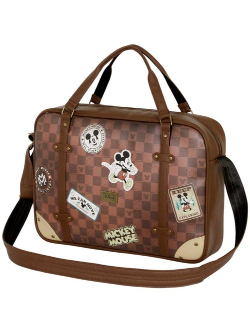 Disney Topolino Journey Borsa a Tracolla Computer Laptop, Marrone - Kiabi