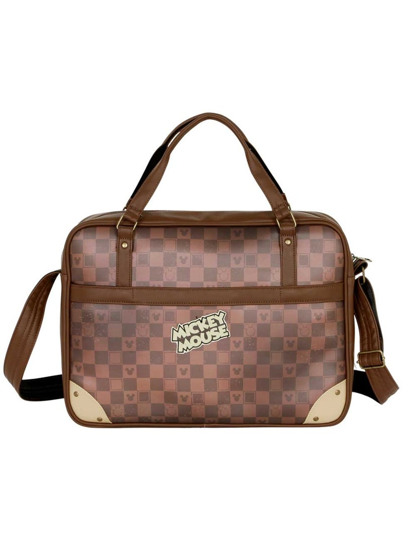 Disney Topolino Journey Borsa a Tracolla Computer Laptop, Marrone Marrone - Kiabi