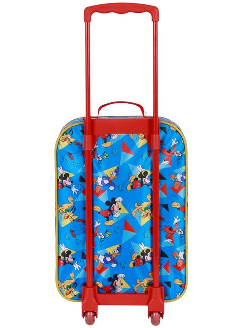Disney Topolino Scooter Valigia Trolley Soft 3D, Blu - Kiabi