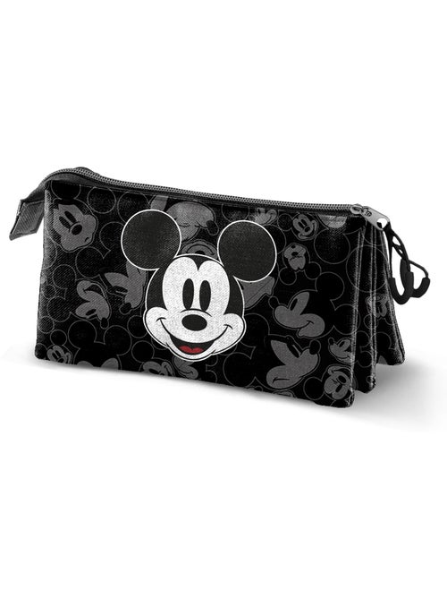 Disney Topolino Year Astuccio Triplo, Nero - Kiabi