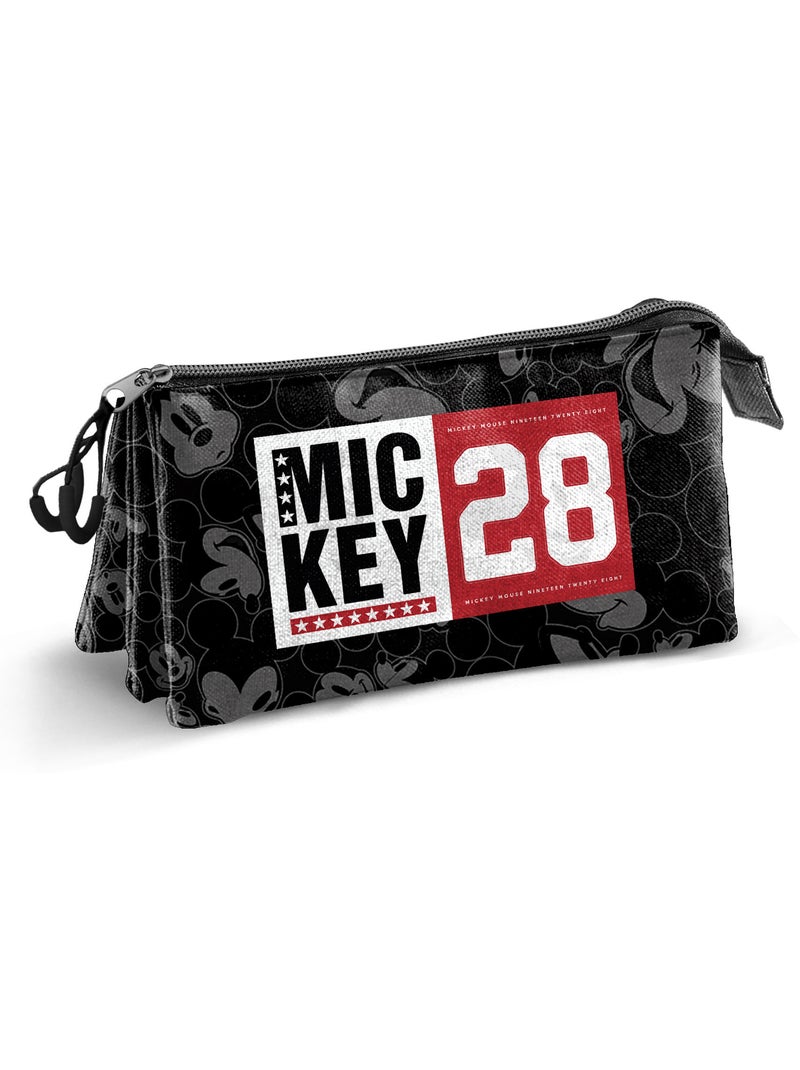 Disney Topolino Year Astuccio Triplo, Nero Nero - Kiabi