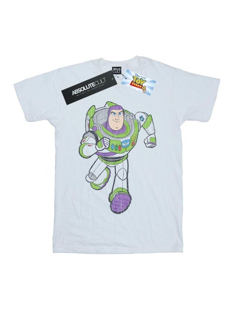 Disney Toy Story 4 Maglietta Buzz Lightyear Classico Uomo Bianco - Kiabi