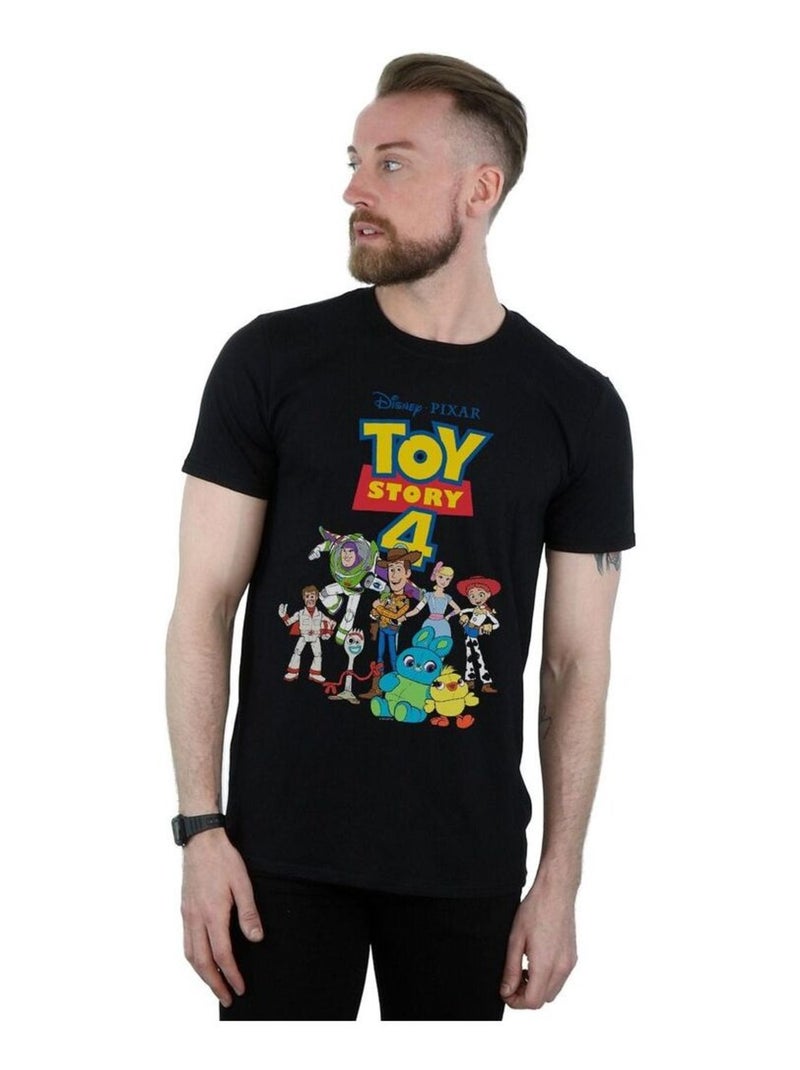 Disney Toy Story 4 Maglietta Squadra Uomo Nero - Kiabi