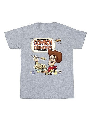 Disney Toy Story Cowboy Crunchies Maglietta Legno Uomo
