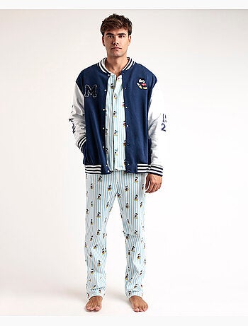 DISNEY Uomo Mickey New York Giacca calda a maniche lunghe