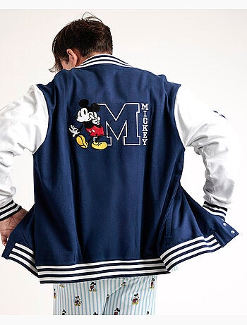 DISNEY Uomo Mickey New York Giacca calda a maniche lunghe