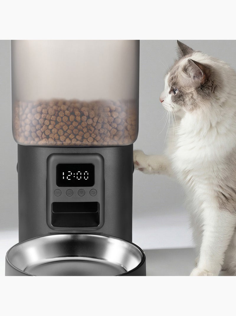 Dispenser automatico di cibo per gatti – Peluvio Crispy Nero - Kiabi