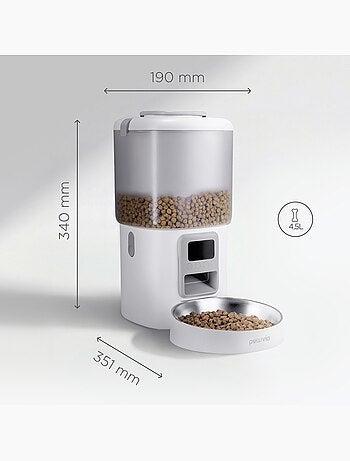 Dispenser automatico di cibo per gatti PELUVIO Crispy Wi‑Fi