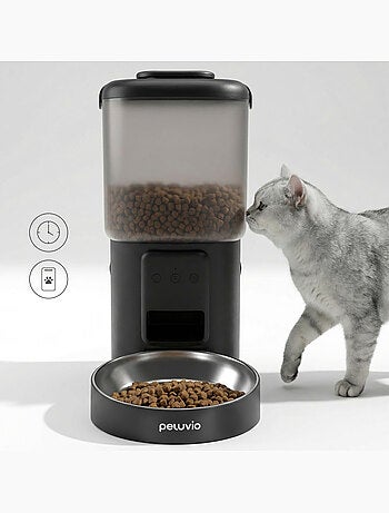 Dispenser automatico di cibo per gatti PELUVIO Crispy Wi‑Fi