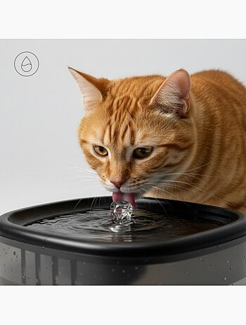 Dispenser di cibo e fontanella per gatti PELUVIO Feast