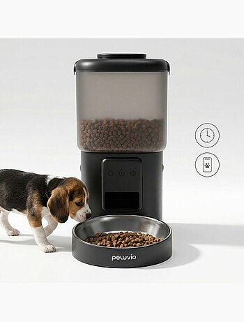 Distributore automatico di croccantini per cani PELUVIO Crispy - Wi-Fi - 4,5 L - 4 pasti/giorno