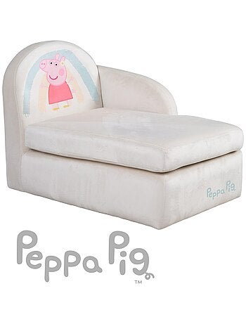 Divanetto bambino in velluto morbido "Roba Peppa Pig