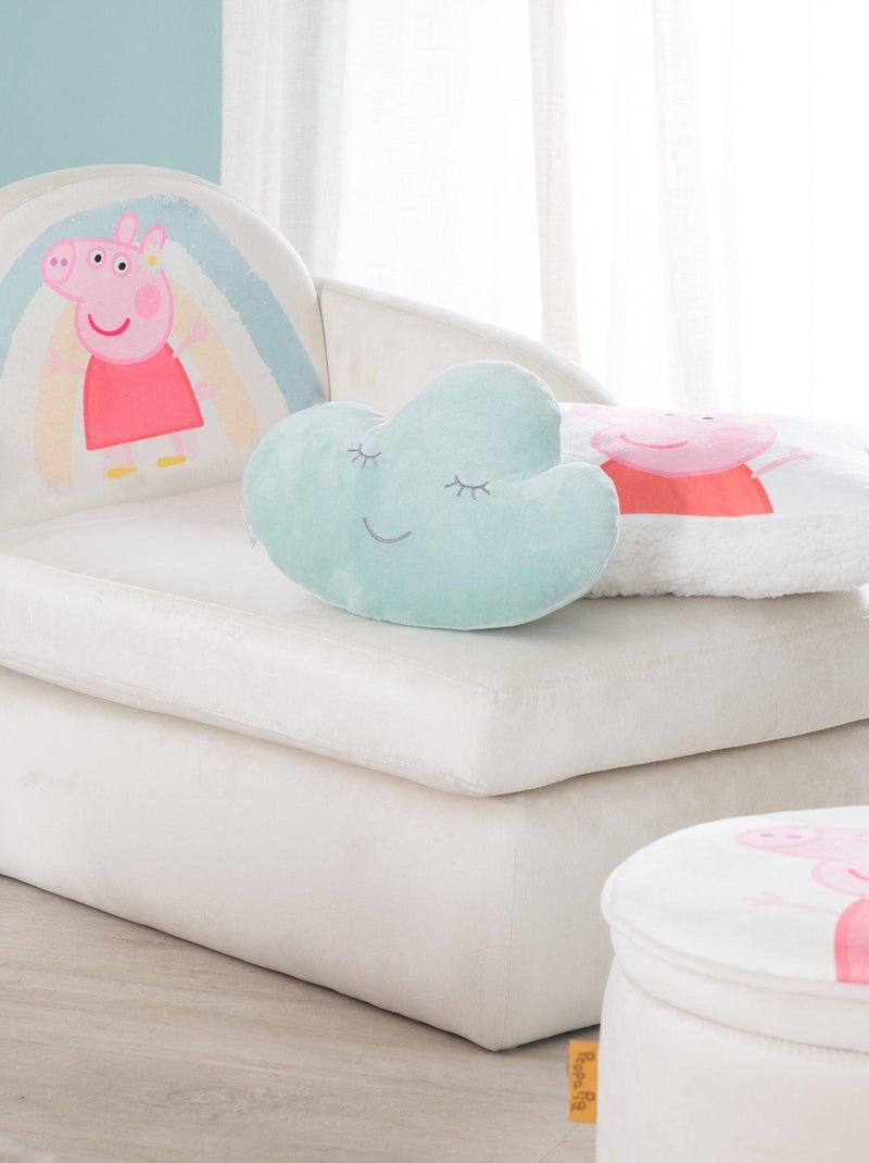 Divanetto bambino in velluto morbido "Roba Peppa Pig" Beige - Kiabi