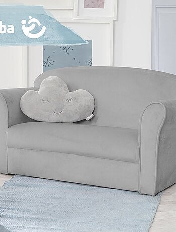 Divanetto per bambini comodo in velluto – ROBA "Lil Sofa