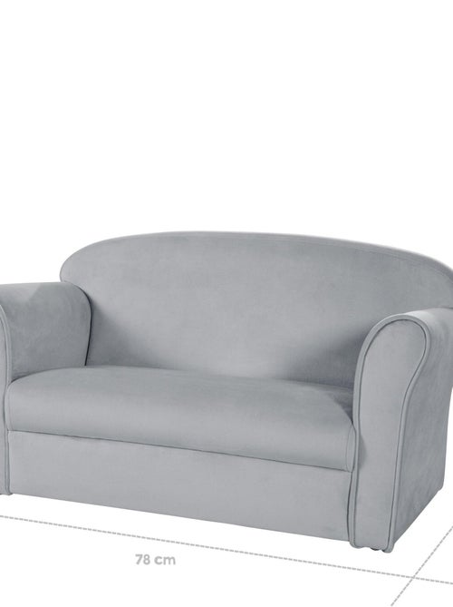 Divanetto per bambini comodo in velluto – ROBA "Lil Sofa" - Kiabi