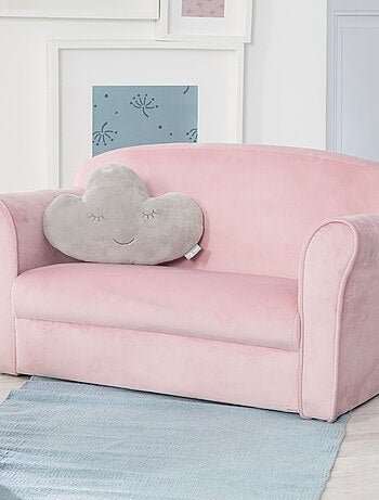 Divanetto per bambini comodo in velluto – ROBA "Lil Sofa