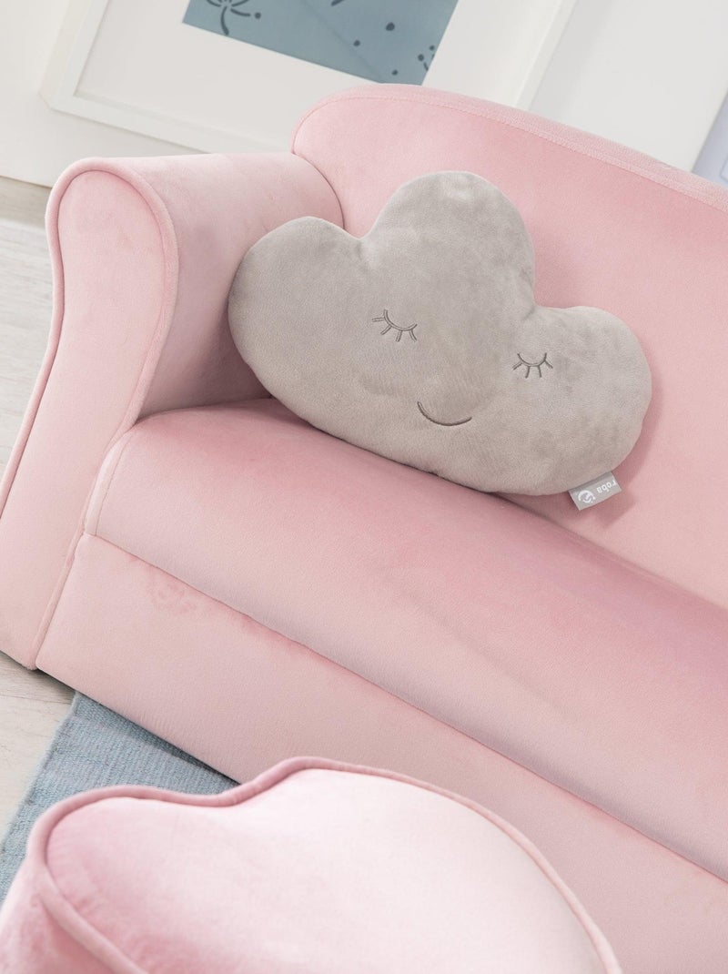 Divanetto per bambini comodo in velluto – ROBA "Lil Sofa" Rosa - Kiabi