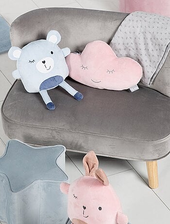 Divanetto per bambini in velluto con gambe in legno massello – ROBA "Lil Sofa