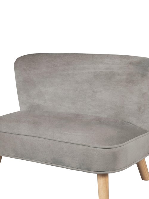 Divanetto per bambini in velluto con gambe in legno massello – ROBA "Lil Sofa" - Kiabi