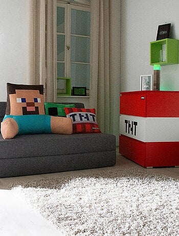 Divano‑letto pieghevole per bambini e ospiti "Roba" – Minecraft