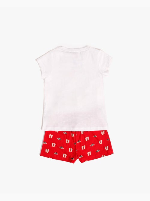 DIVER Pigiama estivo a maniche corte per le vacanze per ragazze - Kiabi DIVER Pigiama estivo a maniche corte per le vacanze per ragazze - Kiabi