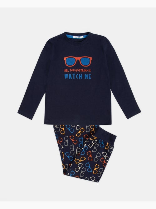 DIVER Watch Me Pigiama a maniche lunghe per ragazzi - Kiabi